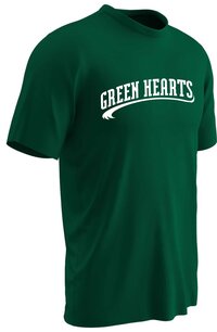 Green Hearts Dry Gear T-Shirt