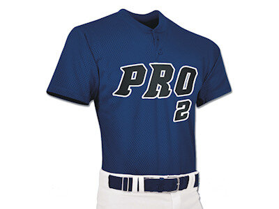 BS2 - Pro Mesh Two Button Jersey BS2 - Pro Mesh Two Button Jersey