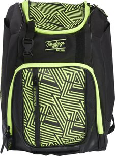 Rawlings Chaos Youth Backpack Black/Optic Yellow Rawlings Chaos Youth Backpack Black/Optic Yellow