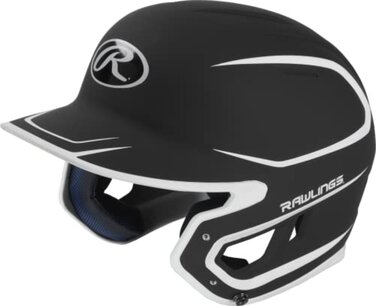 Rawlings Mach Matte Batting Helmet Black/White Rawlings Mach Matte Batting Helmet Black/White