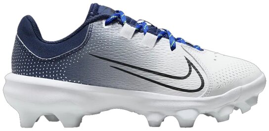 Nike Hyperdiamond 4 Pro White/Navy Low Rubber Cleats Nike Hyperdiamond 4 Pro White/Navy Low Rubber Cleats