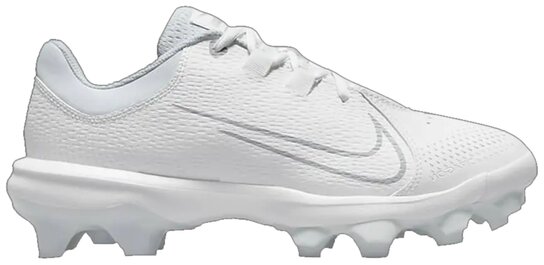Nike Hyperdiamond 4 Pro White Low Rubber Cleats Nike Hyperdiamond 4 Pro White Low Rubber Cleats