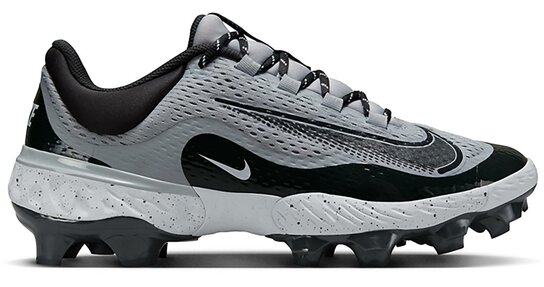 Nike Huarache Elite 4 Grey/Black Low Rubber Cleats