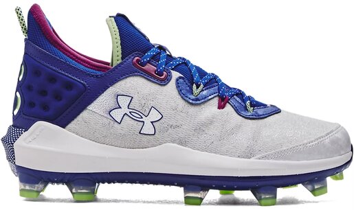 Under Armour Harper 8 Elite Royal/Silver High Rubber Cleats Under Armour Harper 8 Elite Royal/Silver High Rubber Cleats