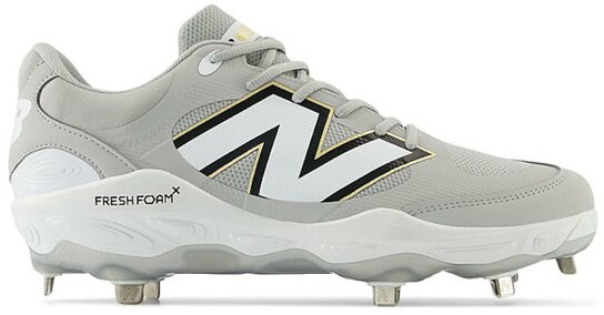 New Balance L3000TG7 Grey Metal Cleats New Balance L3000TG7 Grey Metal Cleats