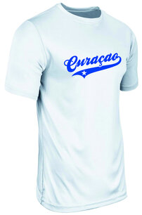 Curaçao Dry Gear T-shirt White/Royal