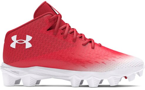 Under Armour Spotlight 4 Scarlet High Rubber Cleats