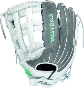 Easton Fundamental 13" Outfield Glove White/Grey/Teal LHT
