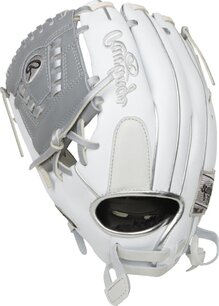 Rawlings Liberty Advanced Softball 12" Infield Glove White/Silver LHT