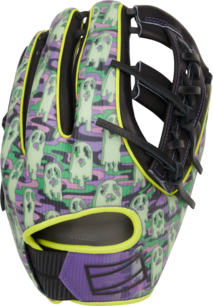 Rawlings REV1X Limited Edition Halloween 11.75" Infield Glove Grey/Ghost Pattern RHT