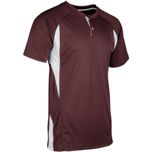 Champro Wildcard Two Button Jersey Maroon