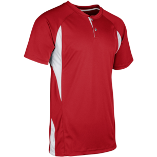 Champro Wildcard Two Button Jersey Scarlet
