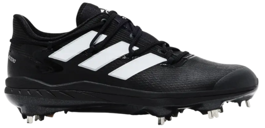 Adidas Afterburner 8 Black/White Metal Cleats