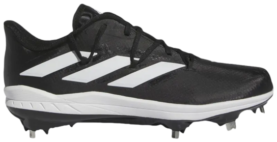 Adidas Afterburner 9 Black/White Metal Cleats