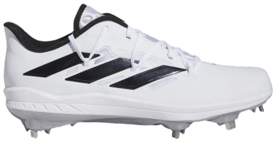 Adidas Afterburner 9 White/Black Metal Cleats