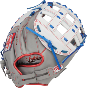 Rawlings Liberty Advance 33" Softball Catcher Glove Gray/White/Royal RHT
