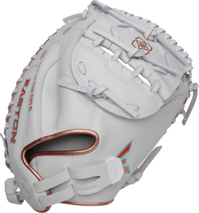Easton Elite series Softball Jen Schro 33" Catcher Glove White/Bronze RHT