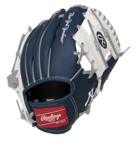 Rawlings Yankees Team Glove 10.0" Youth Glove Navy/White RHT