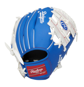 Rawlings Dodgers Team Glove 10.0" Youth Glove Royal Blue/White RHT