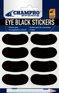 Champro Eye Black Stickers Champro Eye Black Stickers