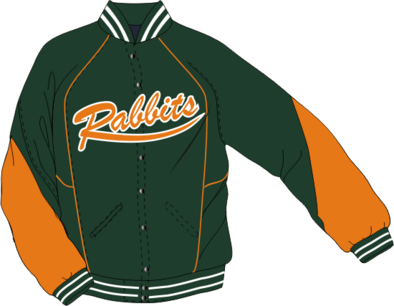 JE-SATIN-NL-T - Nylon Satijn Honkbal Jas Model NL met trim JE-SATIN-NL-T - Nylon Satijn Honkbal Jas Model NL met trim