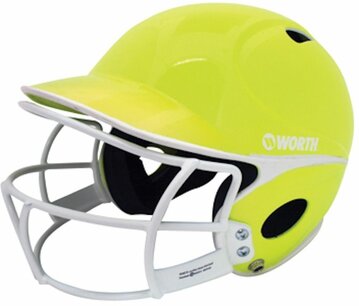 Worth "Toxic" Batting Helmet with Mask Worth "Toxic" Batting Helmet with Mask