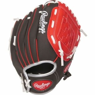 Rawlings Players Series 10" Youth Glove Black/Red/White RHT Rawlings Players Series 10" Youth Glove Black/Red/White RHT