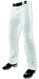 BP9UW - Champro Extra Long Open Bottom Pants White BP9UW - Champro Extra Long Open Bottom Pants White